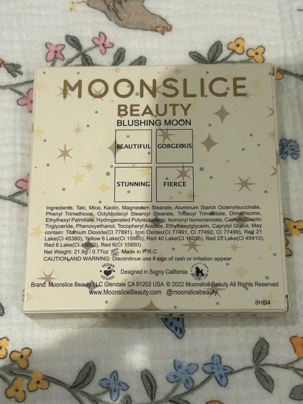 Moonslice Beauty Blushing Moon, 4 Universal Blushers, NIB, Brand New - Picture 2 of 5